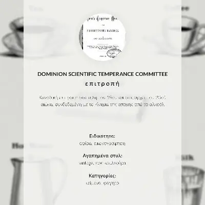 Affisch Säkra stimulantia från Dominion Scientific Absorption Committee