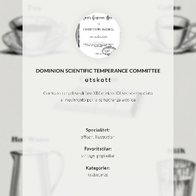 Affisch Säkra stimulantia av Dominion Scientific Absorption Committee