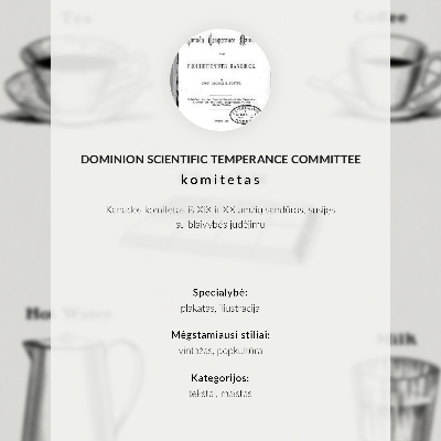 Affisch Säkra stimulantia av Dominion Scientific Absorption Committee