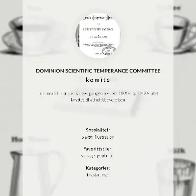 Affisch Säkra stimulantia från Dominion Scientific Absorption Committee