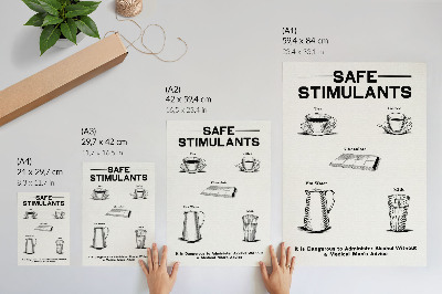 Affisch Säkra stimulantia av Dominion Scientific Absorption Committee