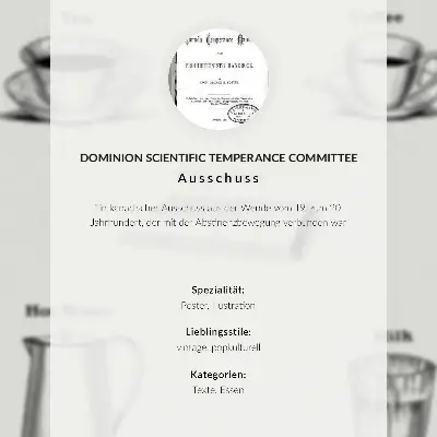 Affisch Säkra stimulantia från Dominion Scientific Absorption Committee