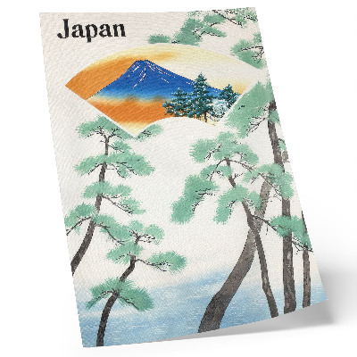 Poster Japanska regeringsjärnvägens resor (1930), vintageillustration
