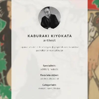Februari 1909 av Kaburaki Kiyokata affisch