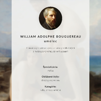 Affisch Badande kvinnor av William Adolphe Bouguereau