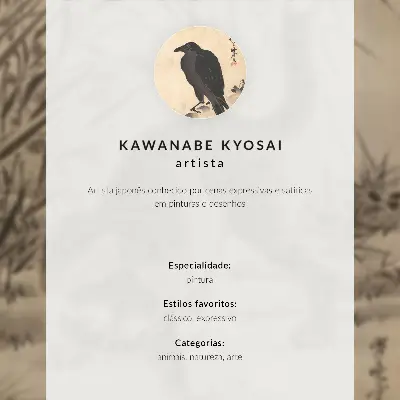 Katt som fångar en groda av Kawanabe Kyosai hållbar väggposter