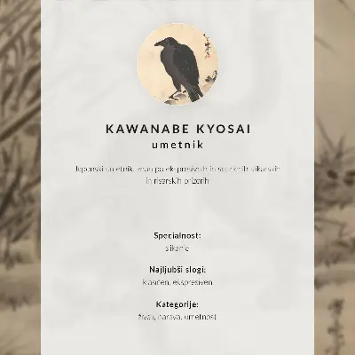 Katt som fångar en groda av Kawanabe Kyosai hållbar väggposter