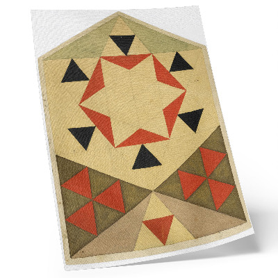 Affisch Geometrisk studie (studentarbete) (1903), högupplöst bild av Egon Schiele