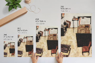 Poster Schieles salong i Neulengbach (1911) av Egon Schiele
