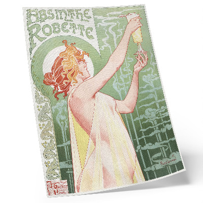 Affisch Privat Livemont (1896) kromolitografi av Absinthe Robette