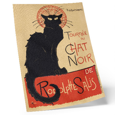 Hållbar väggposter Tournée du Chat Noir (1896) av Théophile Alexandre Steinlen