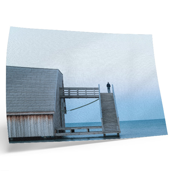 Poster Minimalism, fred, person, trappor, arkitektur
