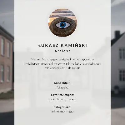 Poster med minimalistiskt motiv av en person i en trapparkitektur
