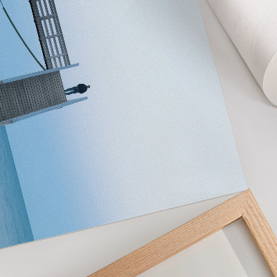 Poster Minimalism, fred, person, trappor, arkitektur