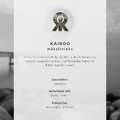 Väggposter med motiv av fjordar och berg i en harmonisk stadsmiljö
