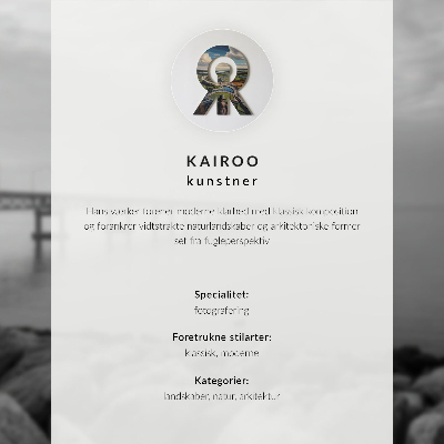 Väggposter Fjordar, berg, stad, lugn och harmoni