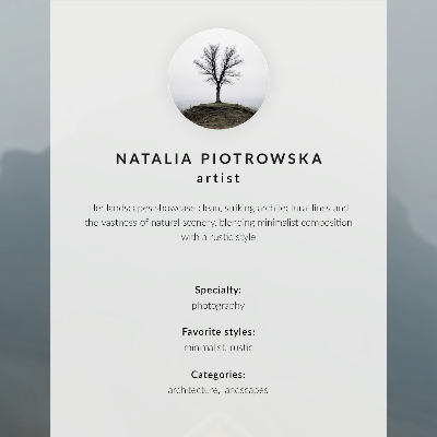 Poster Ett minimalistiskt vinterhus mot bakgrund av snö
