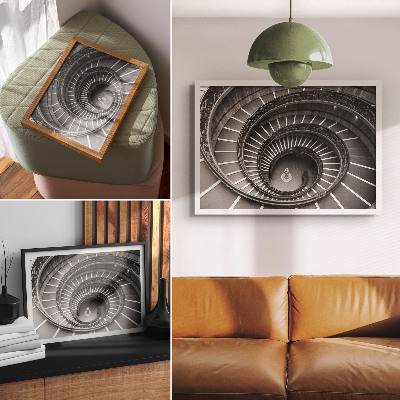 Poster Spiraltrappa arkitektur elegans