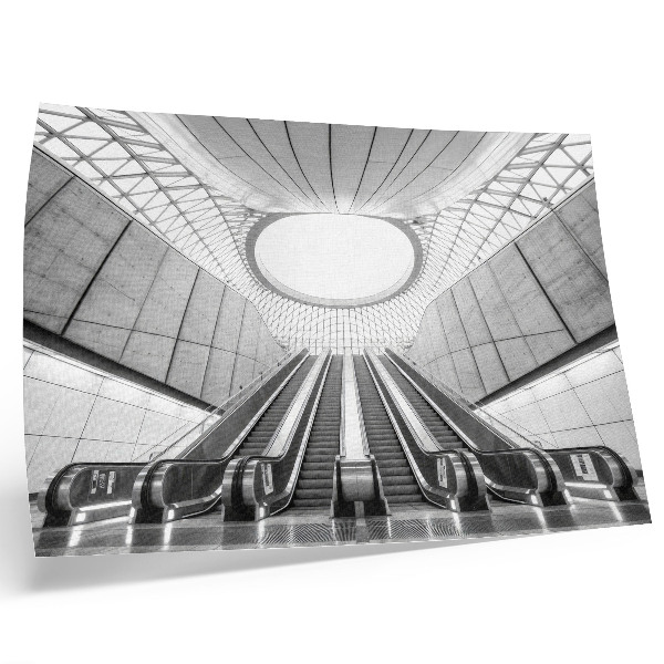 Poster till sovrum Minimalistisk interiör futuristisk arkitektur