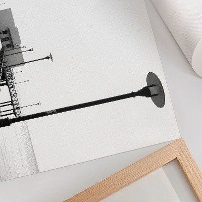 Väggposter Minimalistisk bro, rätlinjig arkitektur