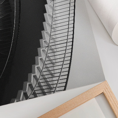 Poster Svartvit elegans, moderna former
