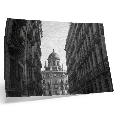 Poster till sovrum Symmetriska fasader av historisk stadsarkitektur