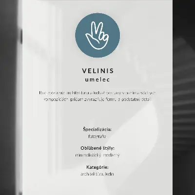 Poster svart siluett bakom en glasram i grå minimalism