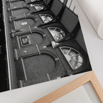 Stilren väggposter Elegansen i urban arkitektur, ljus och skugga