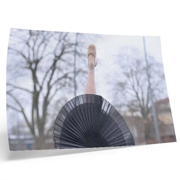 Poster till sovrum med motiv av balett i harmonisk och subtil lokal stil