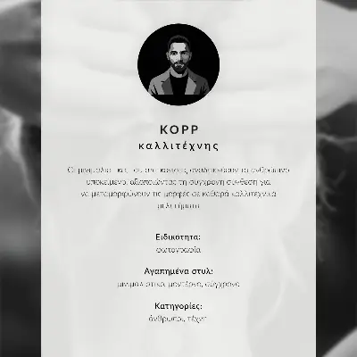 Väggposter med minimalistiskt motiv i ljusa färger föreställande lugn och musik vid dörren