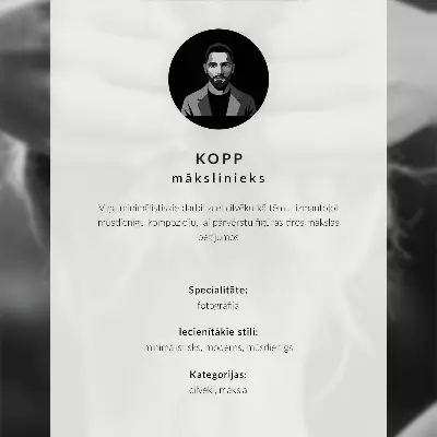 Väggposter med minimalistiskt motiv i ljusa färger föreställande lugn och musik vid dörren