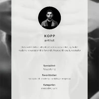 Väggposter med minimalistiskt motiv i ljusa färger föreställande lugn och musik vid dörren