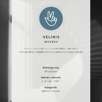 Väggposter Minimalistisk silhuett, starka skuggor, modernt utrymme