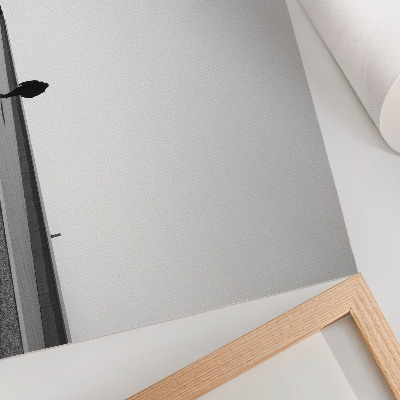 Väggposter Minimalistisk silhuett, starka skuggor, modernt utrymme