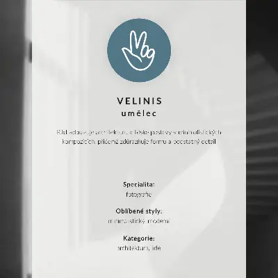 Väggposter minimalistisk silhuett med starka skuggor i ett modernt utrymme