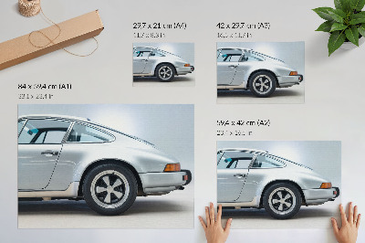 Väggposter Klassisk sportbil elegant stil chic