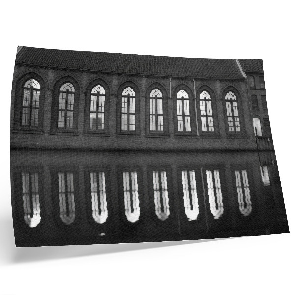 Väggposter Symmetri, reflektion, arkitektonisk elegans, harmoni