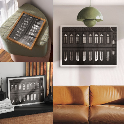 Väggposter Symmetri, reflektion, arkitektonisk elegans, harmoni