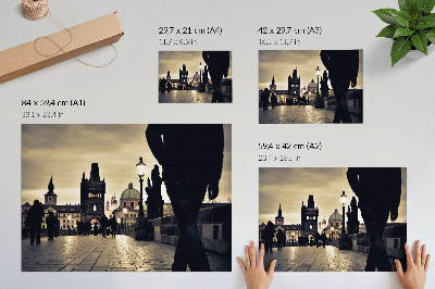 Poster Gotiska tornens inre bropromenad