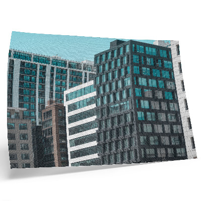 Väggposter Moderna byggnader glasgeometri harmoni