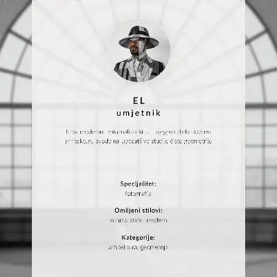 Poster modern arkitektur med minimalistiska linjer