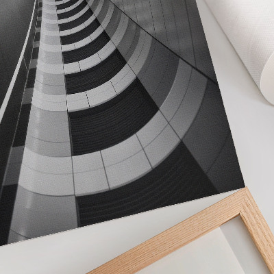Poster till sovrum Modern geometrisk rumstunnel