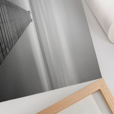 Poster till sovrum Monokromatisk pir, lugn yta, elegans