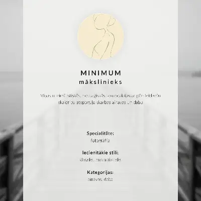 Väggposter minimalistiskt vinterlandskap med träd