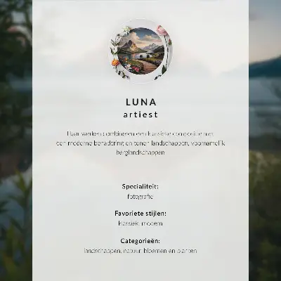 Pittoreska berg och färgglad höst poster till sovrummet