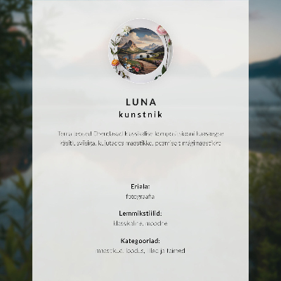Poster till sovrum Pittoreska berg och färgglad höst