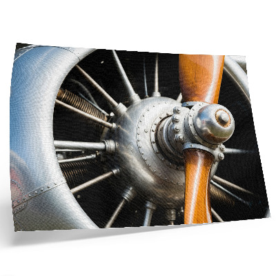 Väggposter Metallpropellerelement industriellt utseende