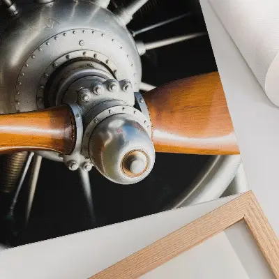 Väggposter industriell väggdekoration med propellerdesign