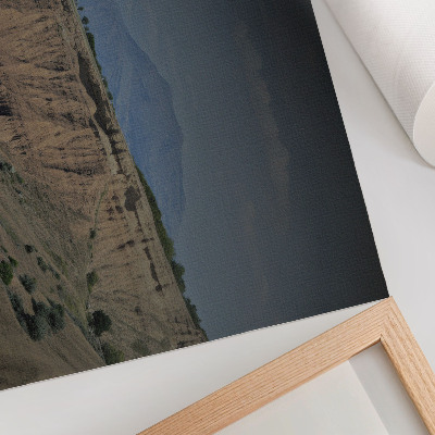 Stilren väggposter Vidsträckta dalar klippor berg naturlandskap
