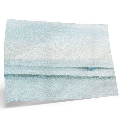 Väggposter Havsvågor surfare lugn minimalistisk